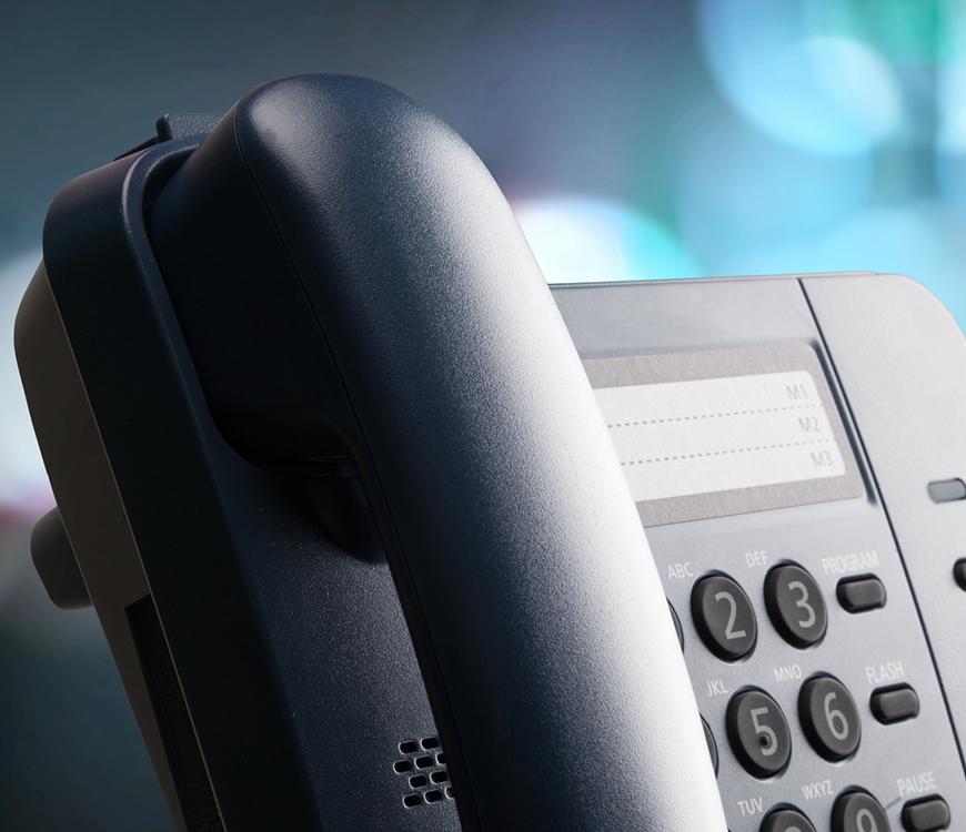 Close up of a VoIP Phone System for small business in Hales Corners