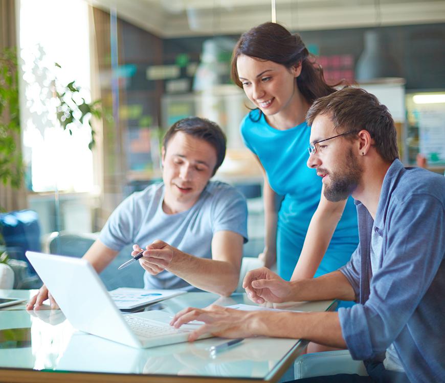 Group of People Talking at a Table with Hosted VoIP in Brookfield, Hales Corners, Milwaukee, Waukesha, West Allis